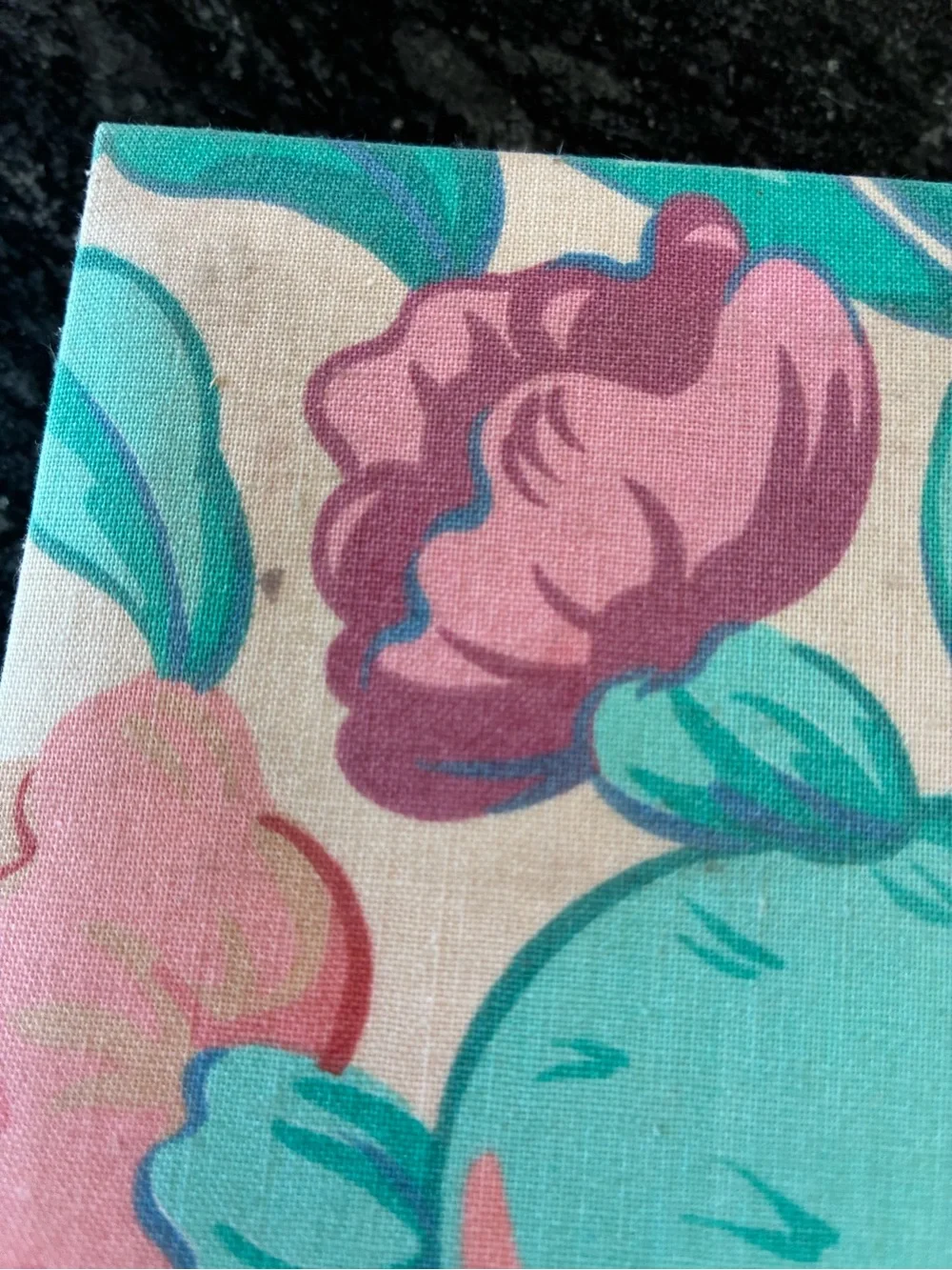 Vintage Markings by Thomas Nelson Floral Cloth Journal Cactus Flower